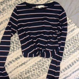 Sage Long Sleeve crop top